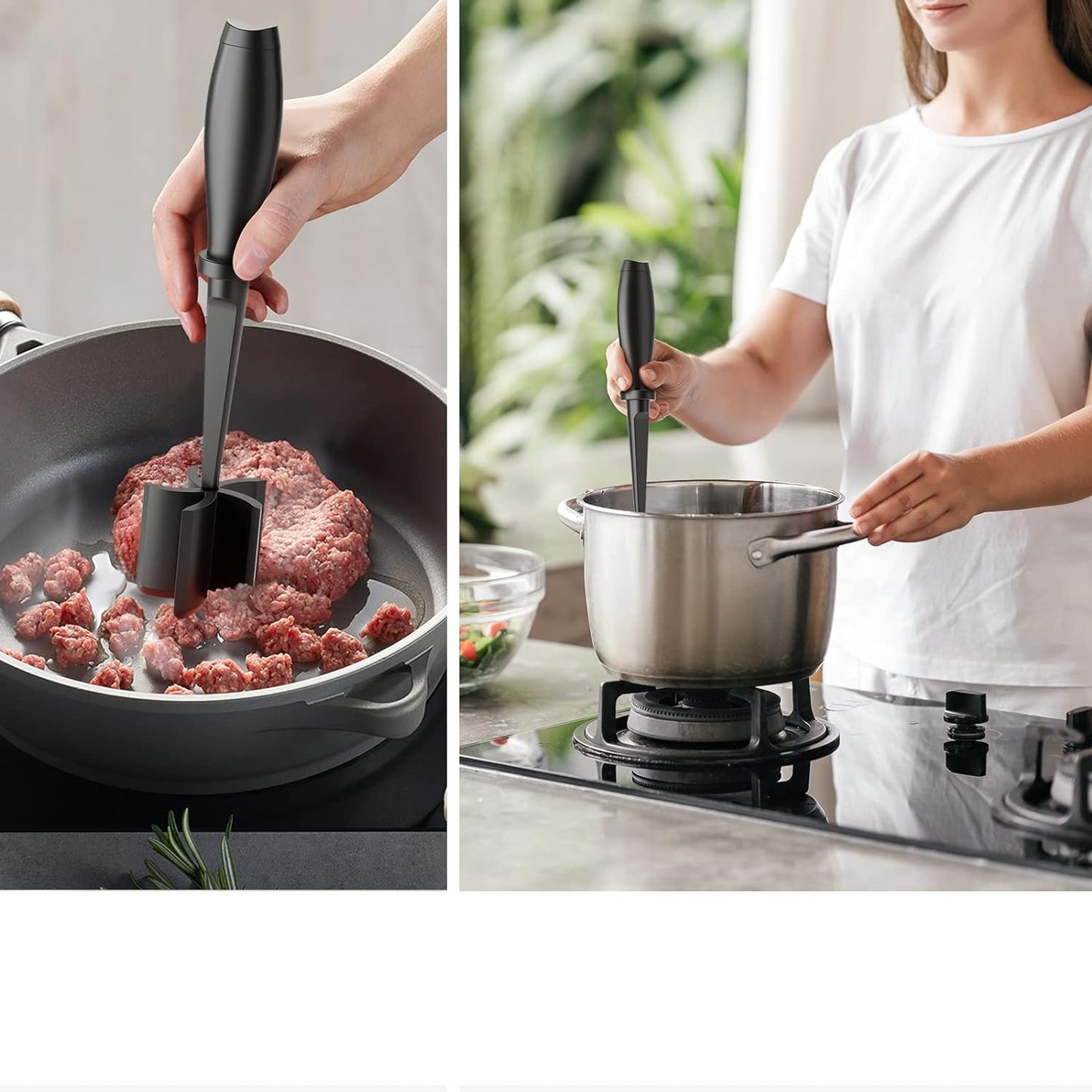 Meat Grinder, Hamburger Grinder, Masher and Burger Masher Premium Heat Resistant Burger Meat Grinder